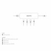 DICOTA Hub USB-C 5 w 1 Video Hub 4K PD 100W